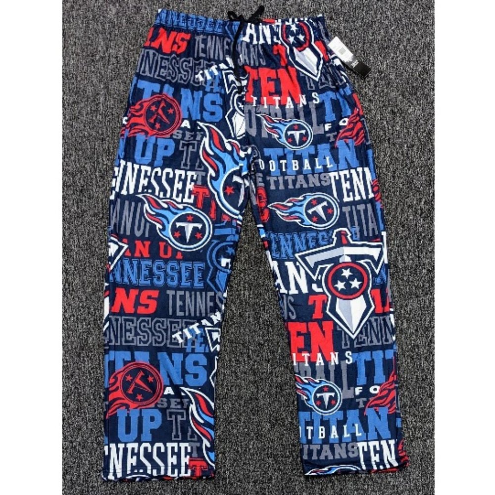 🆕🏈 TENNESSEE TITANS ALL OVER BIG PRINT (WINDFALL) LOUNGING PANTS - NFL - MEN